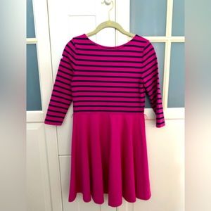 POLO Ralph Lauren Striped Knit Dress - Preloved Size LG (12-14).